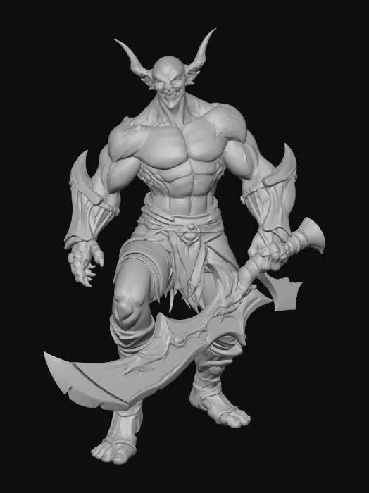 3D model for Orient Demon Warlord