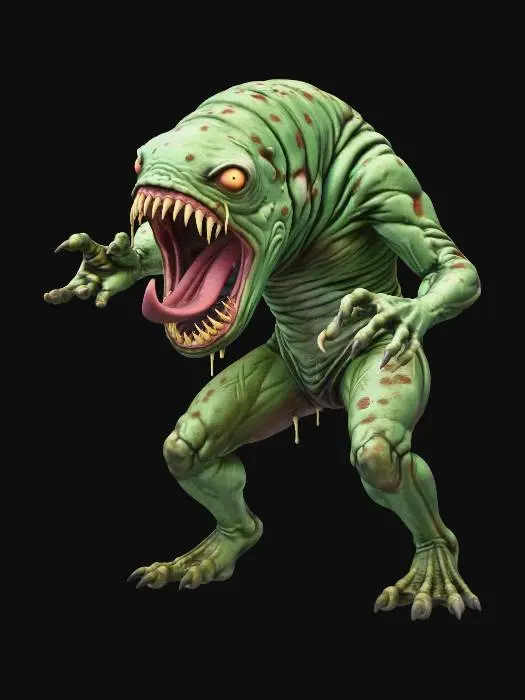 3D model for Swamp Green Monster