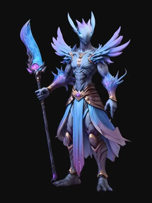 3D model for Cosmic Warrior