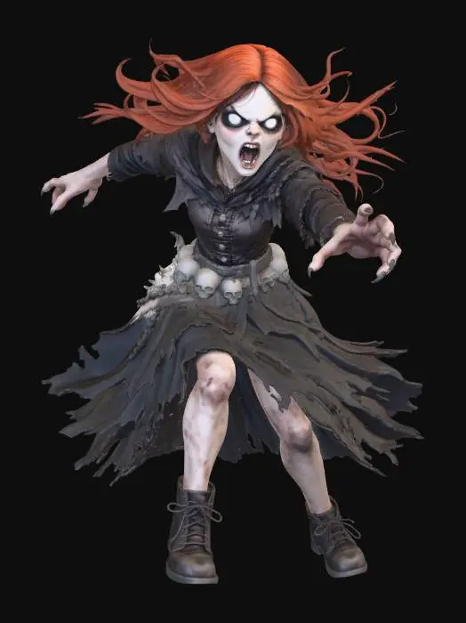 3D model for Scary Swamp Witch