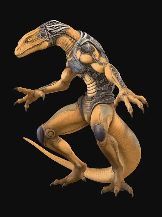 3D model for Cyborg Salamander