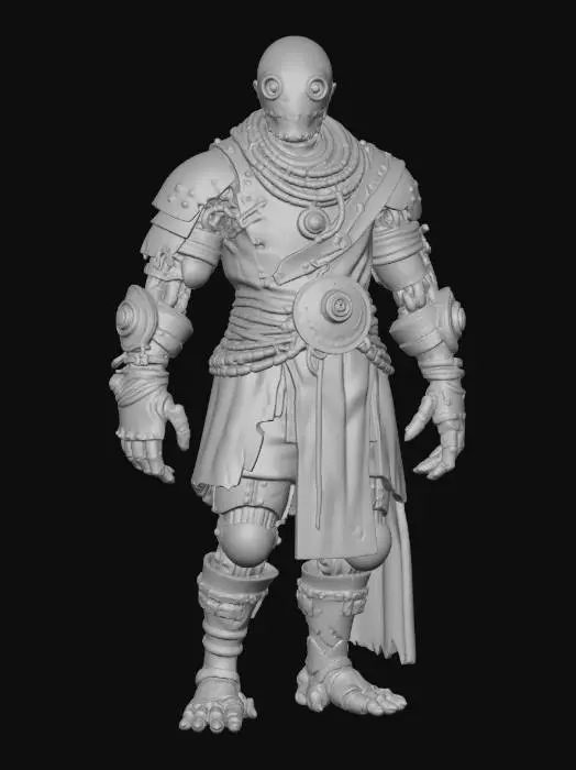 3D model for Clockwork Cyber Pharaoh