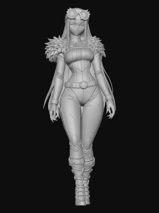 3D model for Stealth Girl