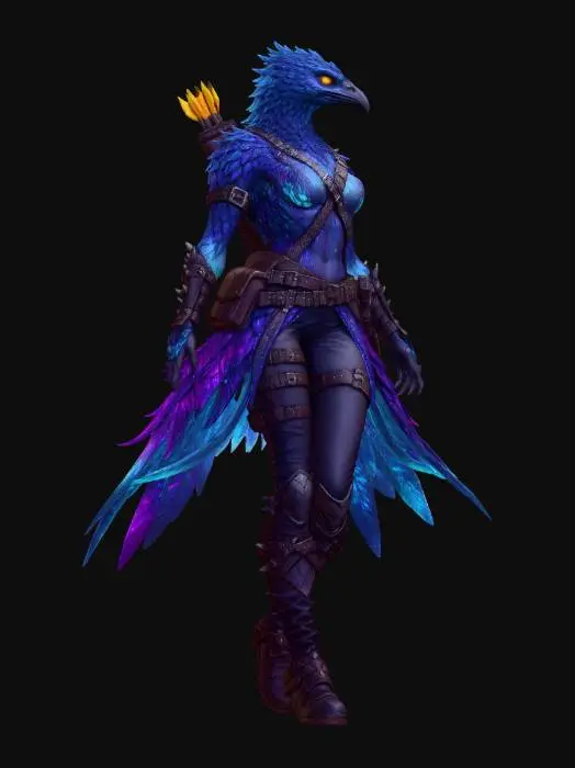 3D model for Astral Raven Archer
