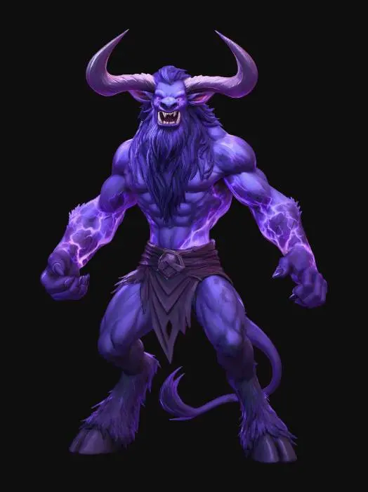 3D model for Mage Demonic Minotaur