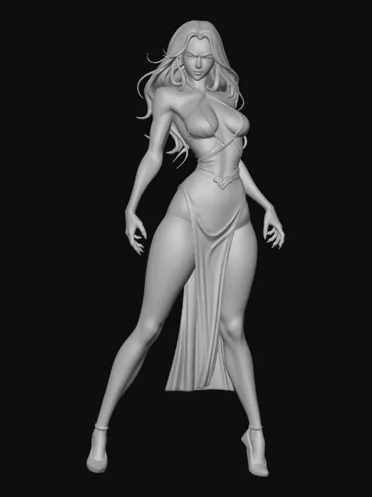 3D model for Woman Midnight Enchantress