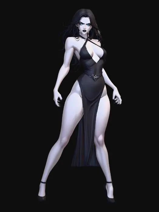 3D model for Woman Midnight Enchantress