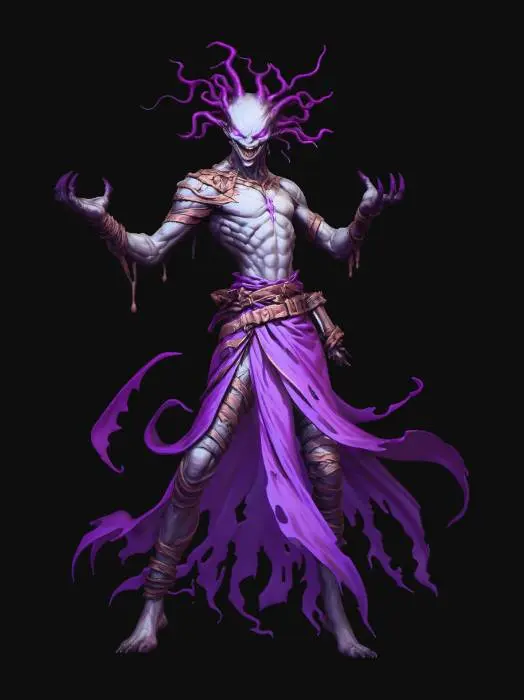 3D model for Violetbound Wraith