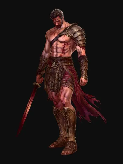 3D model for Gladiator of Antiquity