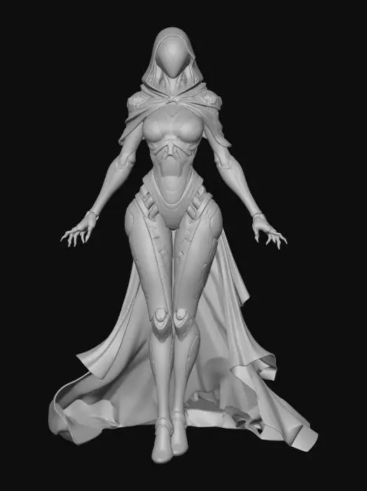 3D model for Mystic Mage Cyber