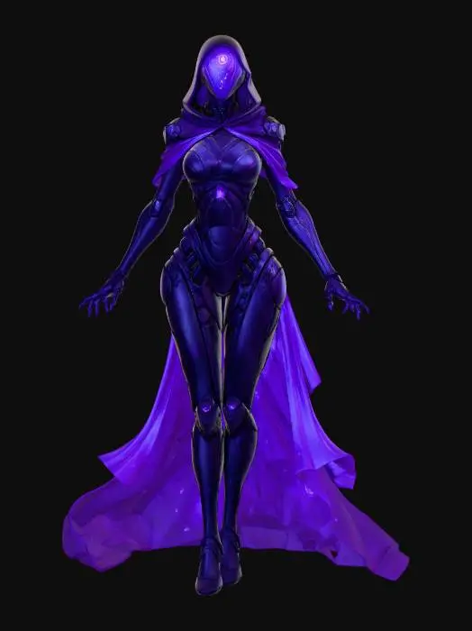 3D model for Mystic Mage Cyber