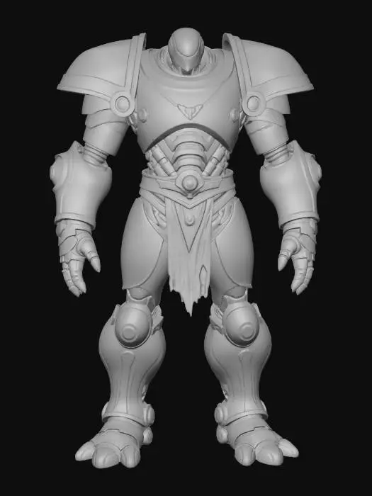 3D model for Renaissance Cyber Golem