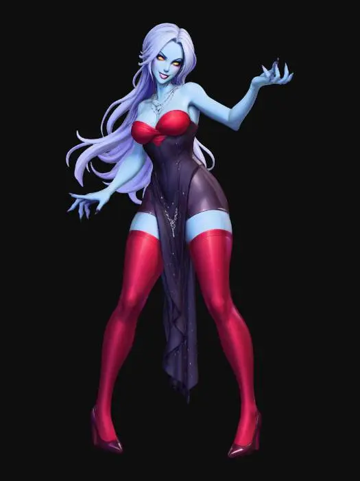 3D model for Lady in Red