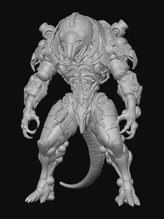 3D model for Lizard Machine