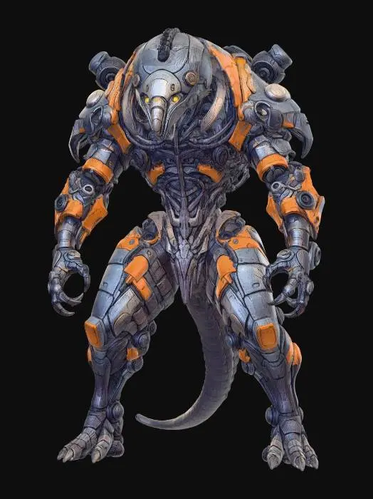 3D model for Lizard Machine