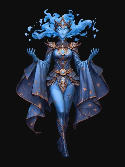 3D model for Frostbound Empress Woman