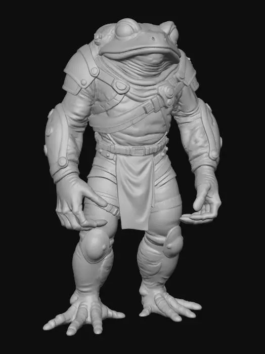 3D model for Frog Captain