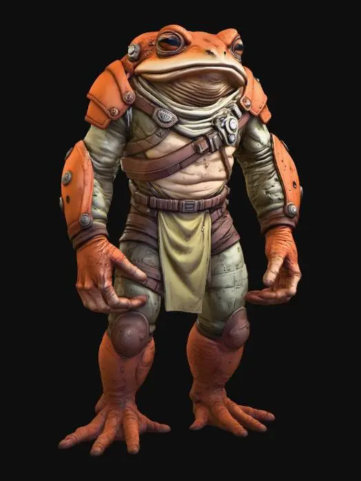3D model for Frog Captain