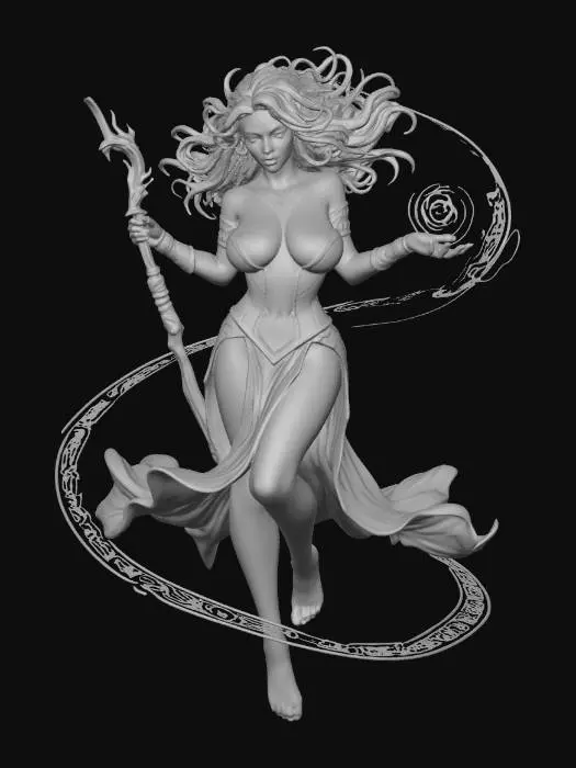 3D model for Witch Mystic Energy