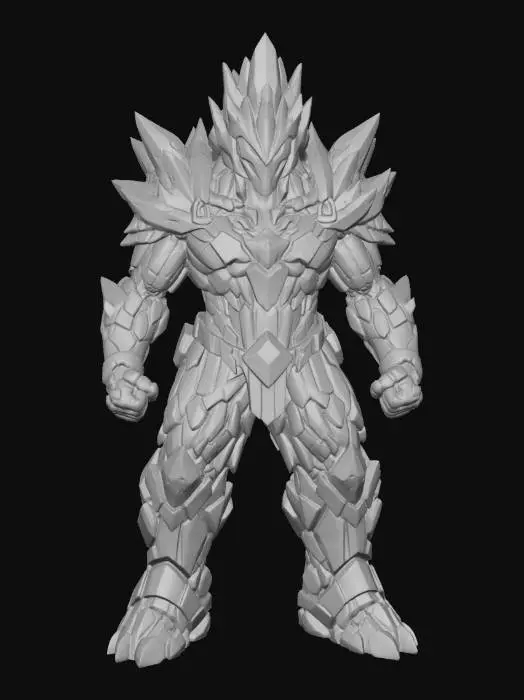 3D model for Crystalix Golem