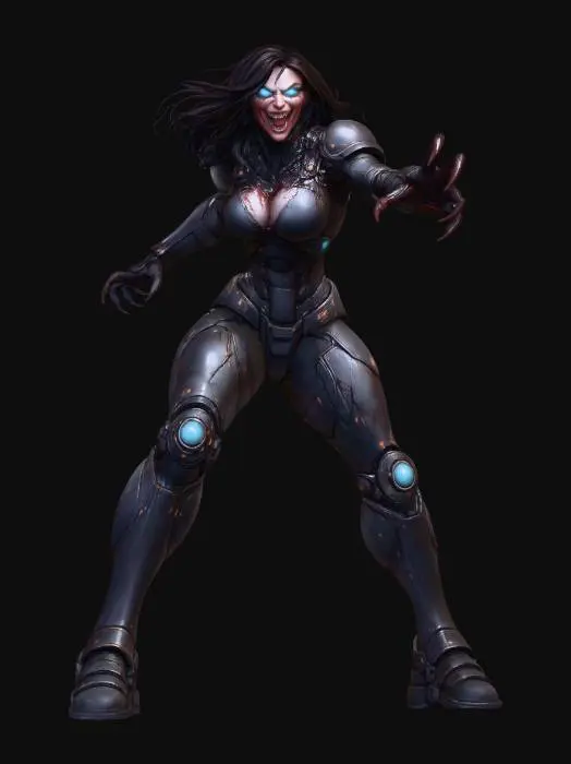 3D model for Raged Ironclad Woman