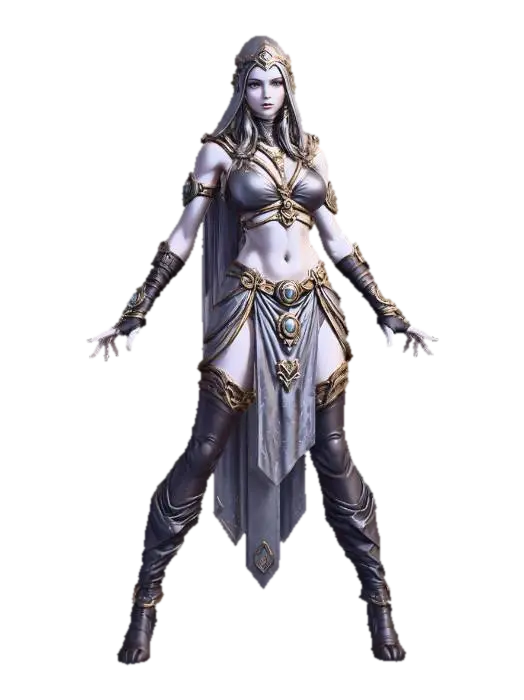 Modelo 3D de Futuristic Woman Shaman - Style, generado por IA