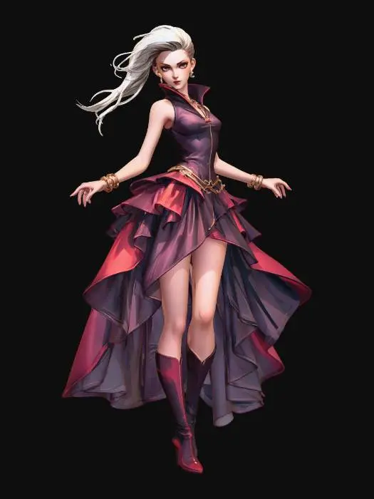 3D model for Crimson Dancer