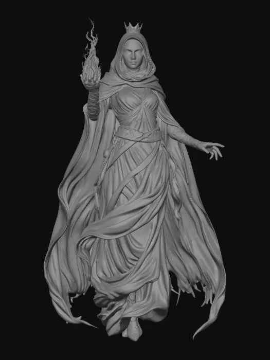 3D model for Ember Queen