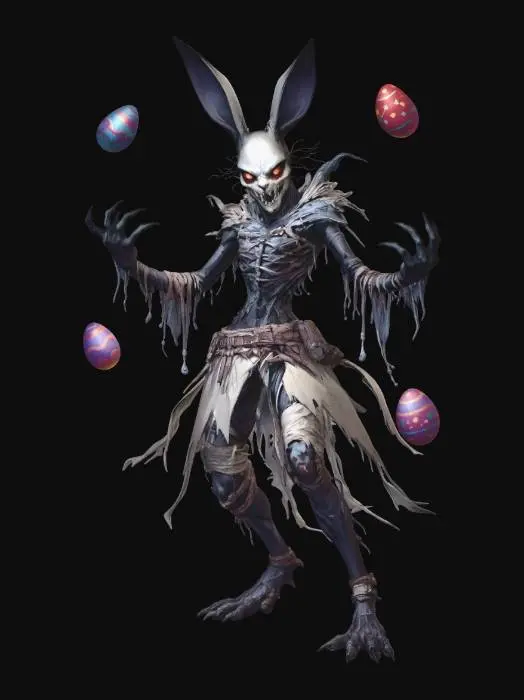 3D model for Easter Rabbit Warlock, #EasterEgg2026#