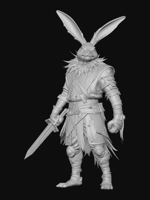 3D model for Rabbit Easter Protector, #EasterEgg2026#