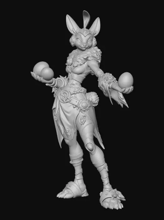3D model for Easter Arcane Rabbit, #EasterEgg2026#