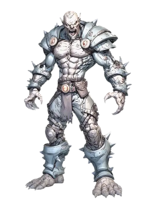 Ironspike Brute - Spike 3D model, vytvořený pomocí AI