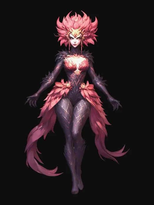 3D model for Floral Sorceress