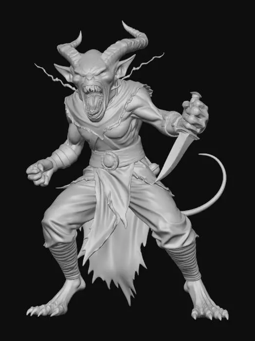 3D model for Raged Stormhorn Demon