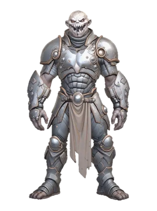Cyborg Mutant Gladiator - Combat-3D-modell, genererad av AI