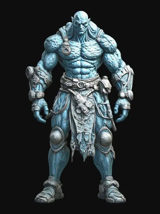 3D model for Azure Stone Colossus