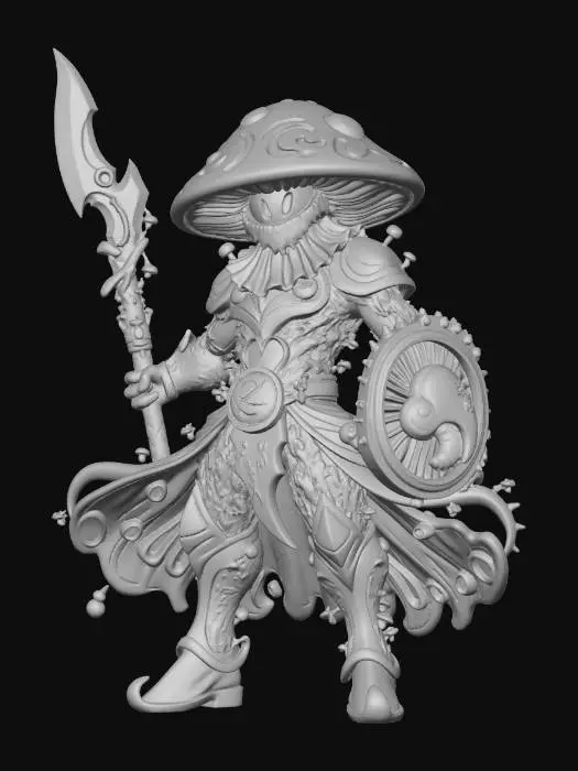 3D model for Neon Mycelium Sentinel