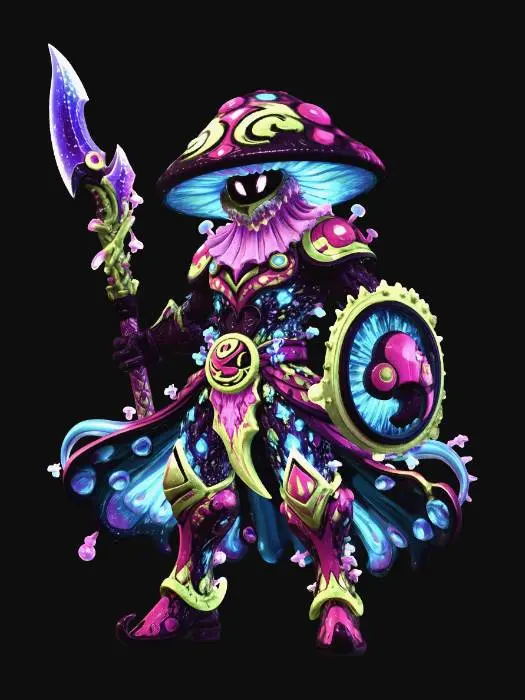3D model for Neon Mycelium Sentinel