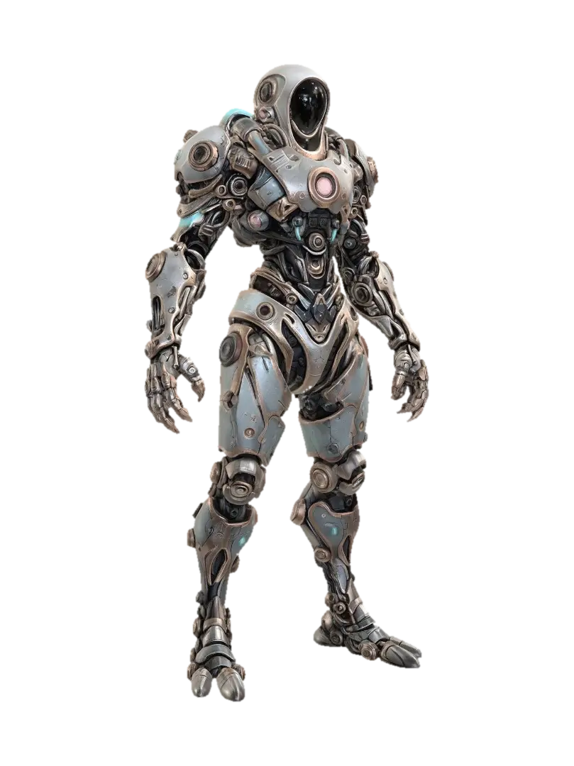 Alloy Sentinel - Synthetic 3D model, vytvořený pomocí AI