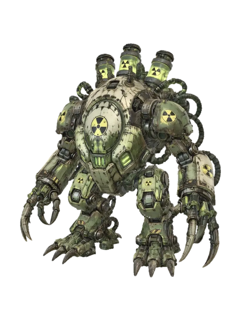 Nuclear Behemoth - Doom model 3D, wygenerowany przez AI