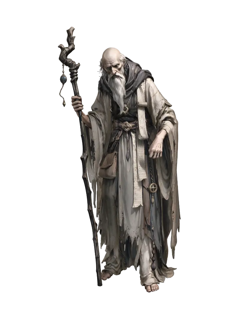 3D-модель The Wandering Sage - Silhouette, згенерована ШІ