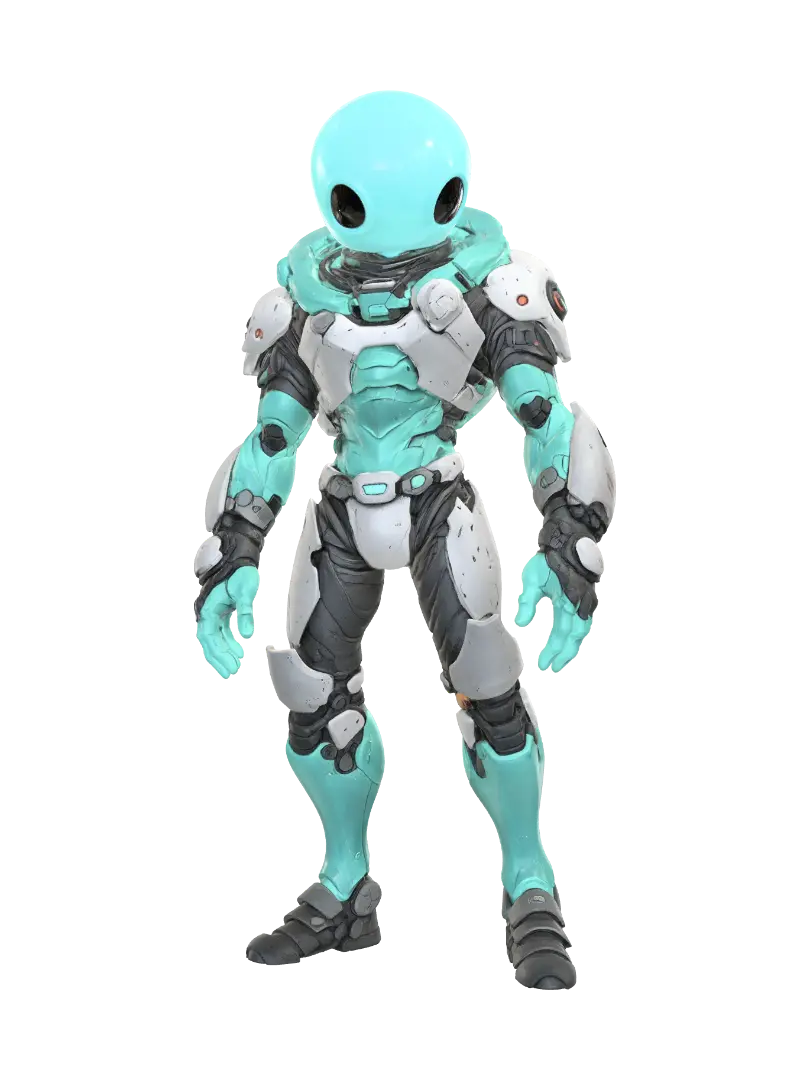Azure Sentinel - Visor 3D model, vytvořený pomocí AI