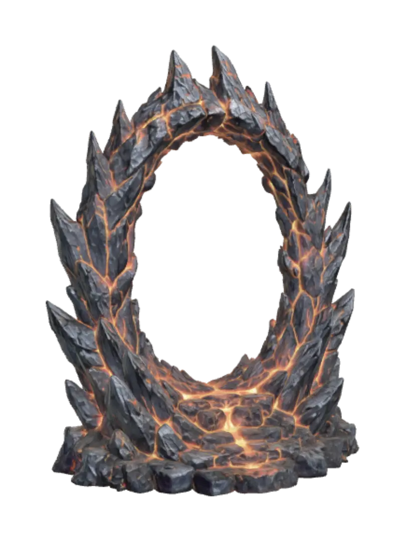 Ring of Fire - Circle yapay zekâ ile oluşturulmuş 3D model
