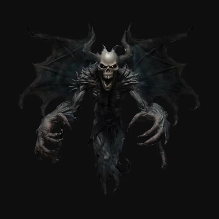 3D model for fantasy dark wraith, body floating in the air and emerging from the darkness, lower body disappearing into the darkness, massive toothy muzzle, massive hands reaching forward, terrifying expression, in an attacking position, extremely details, high resolution texture, epic stance