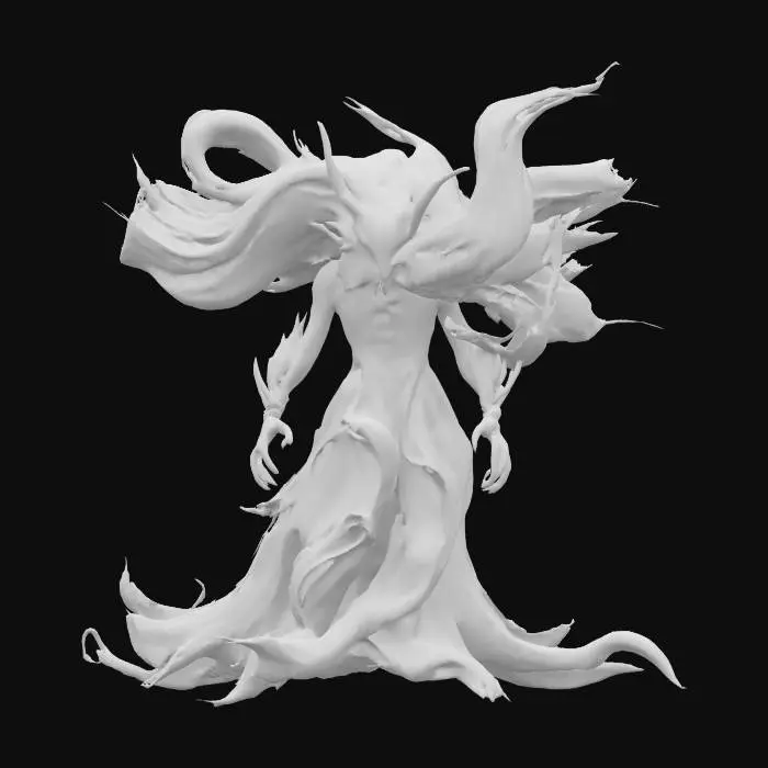 3D model for fantasy sand whirl elemental, body made of spinning wind with sand, whole body transparent from sand, menacing appearance, face hidden in the whirlwind, extremely detailed, high resolution texture, epic stance, #AroundTheWorld#