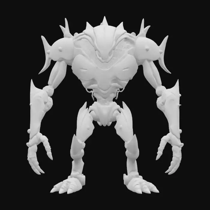 3D model for terrifying robot from a sci-fi dream