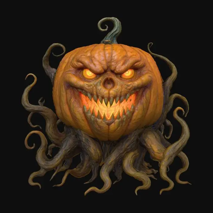 3D model for Infernal Harvest Pumpkin, #Halloween2025#