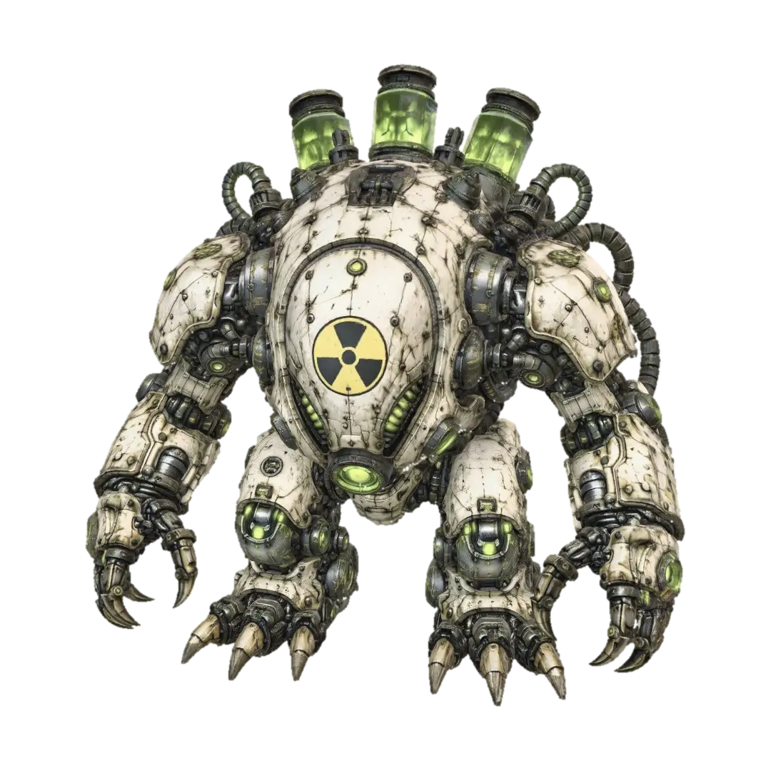 Nuclear Behemoth - Apocalypse 3D model, vytvořený pomocí AI