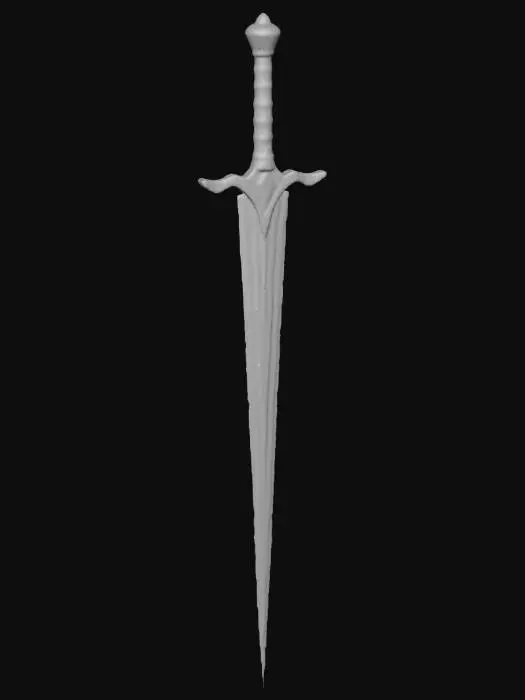 3D model for Elegant ceremonial dagger