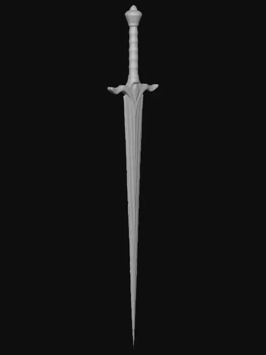 3D model for Elegant ceremonial dagger